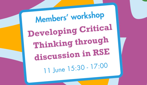 Event: Developing Critical thinking through discussion in RSE 