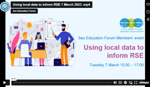 Using local data to inform RSE - 7 March 2023
