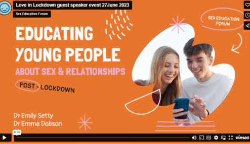 'Love in Lockdown' with Dr Emily Setty & Dr Emma Dobson - 27 June 2023